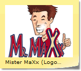 Mister MaXx (Logo for a cellphone game)