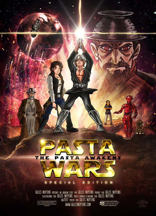 PASTA WARS THE PASTA AWAKENS, a novel written by Gilles Nuytens