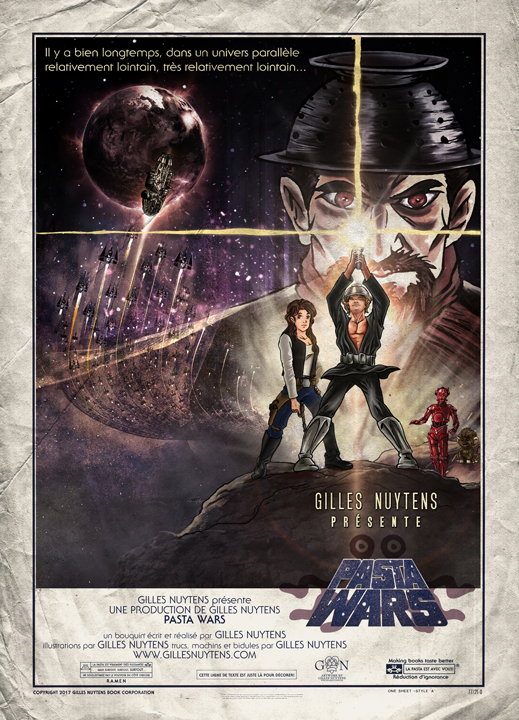 PASTA WARS THE PASTA AWAKENS, a novel written by Gilles Nuytens