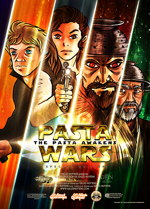 PASTA WARS THE PASTA AWAKENS, a novel written by Gilles Nuytens