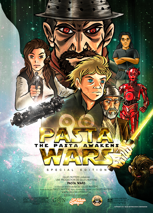 PASTA WARS THE PASTA AWAKENS, a novel written by Gilles Nuytens